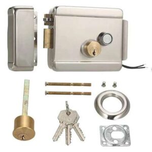 Electric Door Rim Lock Nickel Plated