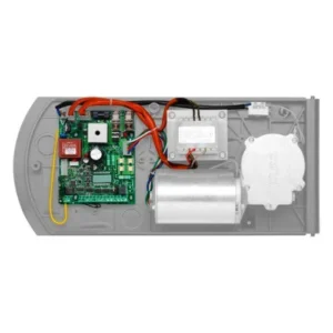 Beninca CP.J4ESA control board mounted inside a compatible garage door operator
