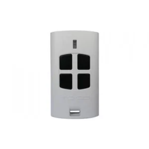 Beninca TO.GO 4WP white gate remote with four black buttons for compatible access systems.