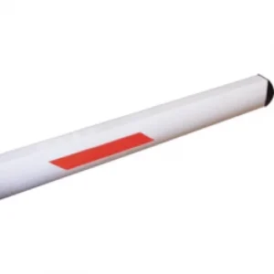 BFT AT6 round parking barrier boom with red reflector and black end cap