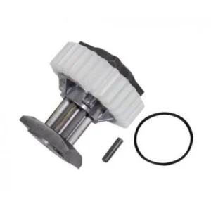 CAME 119RIG051 reduction gear shaft with toothed wheel, pin, and O-ring for GARD barrier systems