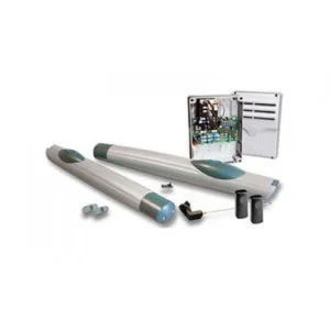 CAME AMICO 230V swing gate motor kit with two linear actuators, control panel, remotes and installation accessories