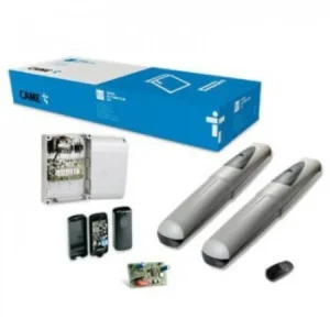 CAME AXO AX302304 swing gate automation kit with dual actuators control unit remotes and accessories