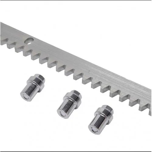 CAME CGZS module 4 galvanized steel rack with three distancers for sliding gate automation