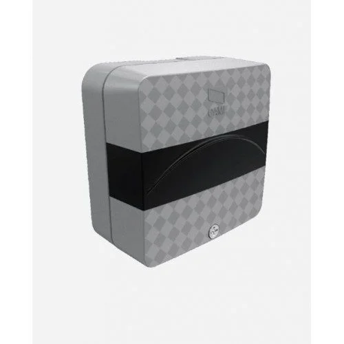 Grey CAME DELTA-DIR photocell sensor with a black central band for compatible automatic gate and barrier safety systems.