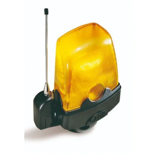 CAME KIARO KLED amber LED flashing light with external antenna for automatic gates and barriers.