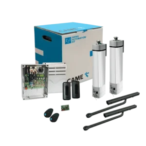 CAME STYLO swing gate motor kit with compact operators, control board and remotes