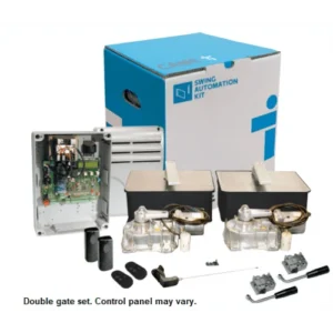 CAME underground swing gate motor kit with control panel, operators, remotes and accessories