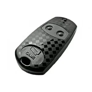 CAME TOP 432EV two-button keyfob gate remote control transmitter with checkered black body design