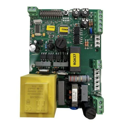 CAME ZBKN 88001-0063 sliding gate control board with transformer, terminals and adjustment controls