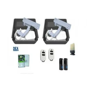 DEA GHOST 100 underground swing gate motor kit with operators, remotes and safety accessories