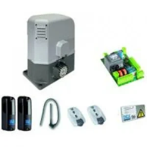DEA GULLIVER sliding gate motor kit with photocells, control board and parts
