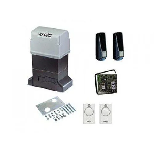 FAAC 746 sliding gate motor kit with photocells, receiver, remotes and hardware