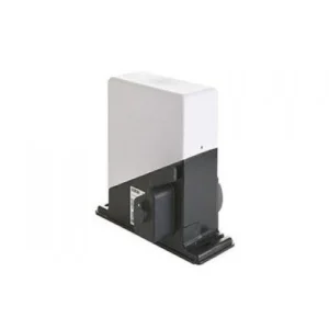 GIBIDI PASS 800 sliding gate motor with white cover and black mounting base