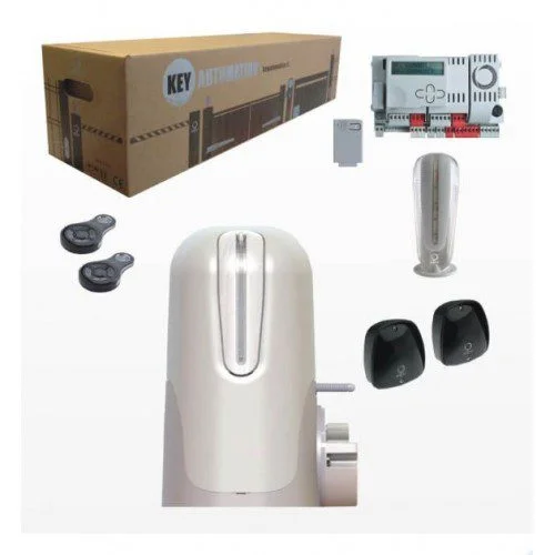 KEY SUN 1100KG sliding gate motor kit with remotes and control accessories