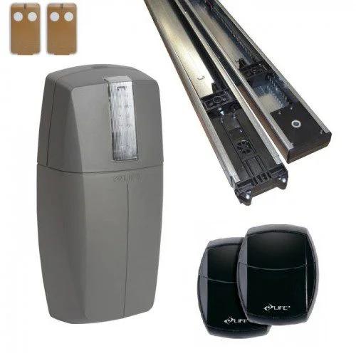 LIFE PROBO PR60 R garage door motor kit with rail, remotes and photocells