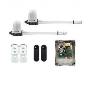 Marantec Comfort ST 300 swing gate opener kit with actuators, remotes, sensors and control board