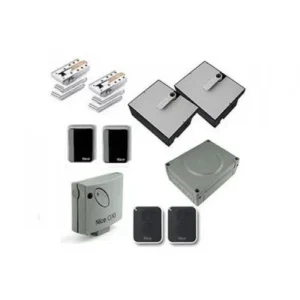 Nice BM4000 underground swing gate motor kit with foundation boxes, remotes and sensors