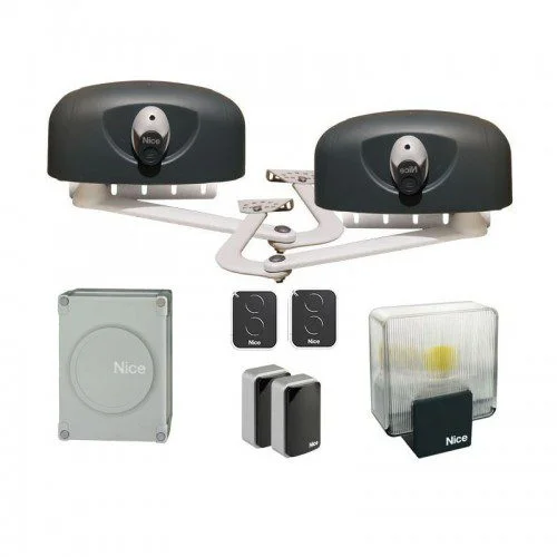 Nice Hyppo 7000 swing gate motor kit with articulated arms and accessories