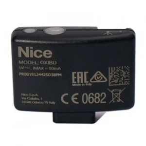 Nice OXIBD bidirectional plug-in receiver for compatible gate and garage automation systems