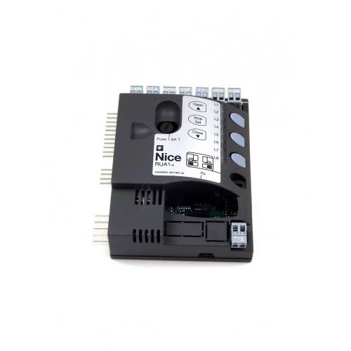 NICE RUA1 replacement control unit for RUN 1800 and RUN 2500 automatic sliding gate motors.