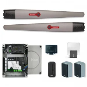 Nice TOONA TO6024HS swing gate motor kit with control unit and accessories
