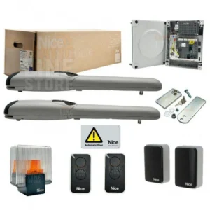 Nice WINGOKIT 4024 BD swing gate opener kit with motors, controls and sensors