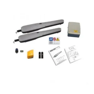 RIB King Evo L swing gate kit with two operators, control box and accessories