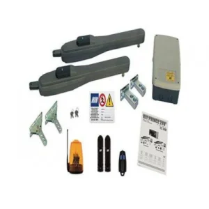 RIB Prince 24V swing gate motor kit with operators, control board and accessories