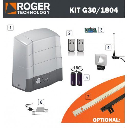 Roger Technology G30/1804 1800kg Sliding Gate Motor