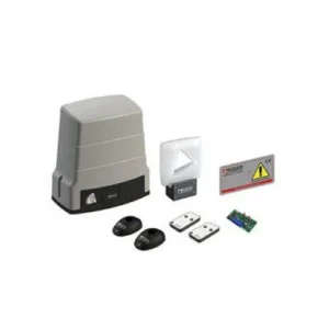 Roger H30/645 sliding gate motor kit with remotes, warning light and accessories