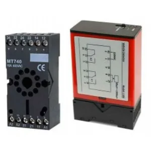 S4A PD-110B vehicle loop detector with terminal socket and wiring diagram module.