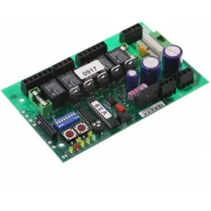SOMMER 2259 control board for Twist 200 swing gate motors with relays, capacitors and programming controls.