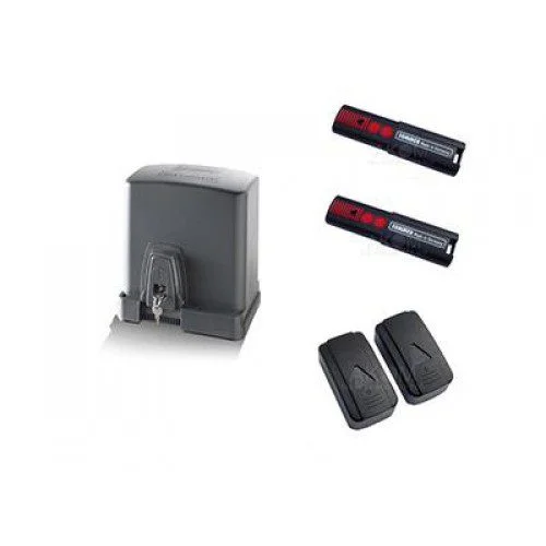 SOMMER RUNner 600 sliding gate motor kit with remotes and rack accessories