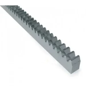 Galvanised STAGNOLI ACRM6 M6 steel rack for heavy-duty automatic sliding gate systems.