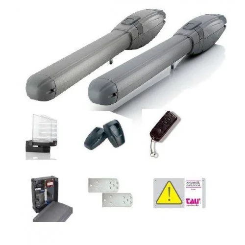 TAU ARM2000BR swing gate motor kit with two actuators, control box and accessories