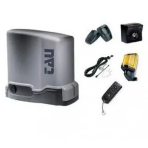 TAU T-ONE8A sliding gate motor kit with photocells, remote and warning light