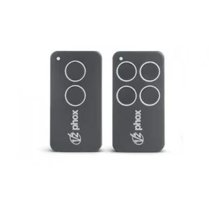 V2 PHOX 4 button rolling code remote for gate automation systems