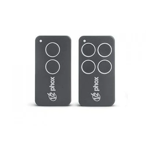 V2 PHOX 4 button rolling code remote for gate automation systems