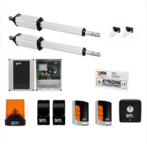 VDS PM 400 swing gate motor kit with actuators, control board and accessories